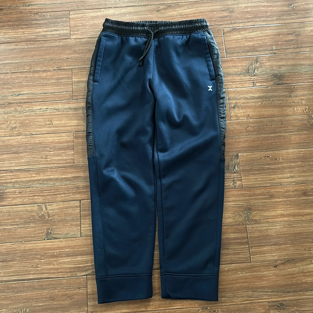 xersion boys fleece jogger size 8 navy colour